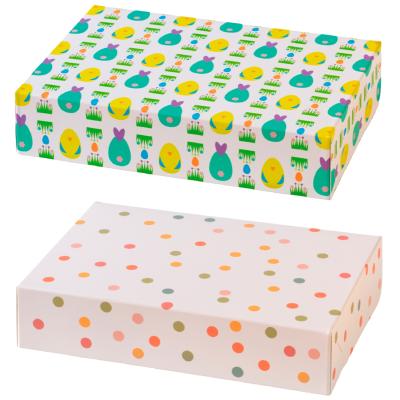 Caja para pasteles y dulces Pascua 23x16x5 surtida