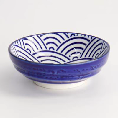 Cuenco para soja Nippon Blue olas