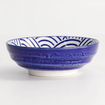 Cuenco para soja Nippon Blue olas