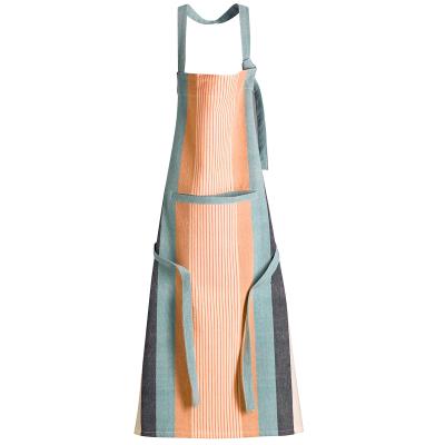 Delantal 100% algod�n reciclado Yuna Azur