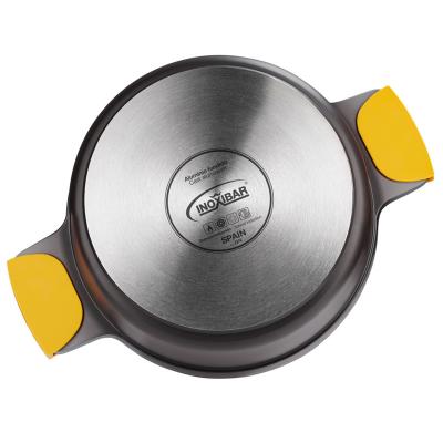 Cacerola baja antiadherente tapa cristal Revolut