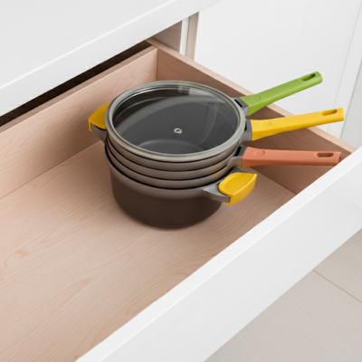 Cacerola baja antiadherente tapa cristal Revolut