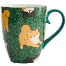 Tassa mug gos Shiba 380 ml verd