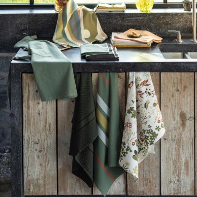 Trapo de cocina algod�n reciclado Lars olive