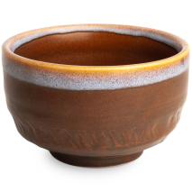 Bol japon�s t� matcha ocre 12 cm