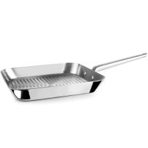 Grill ondulado acero 5-ply capa 24x24 cm