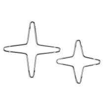 2x reductores fuego gas inox