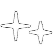 2x reductores fuego gas inox