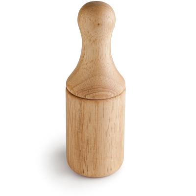 Mortero para especias y semillas madera