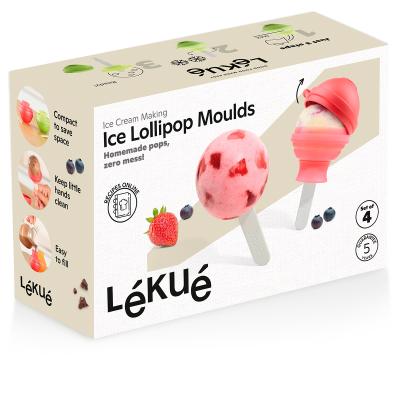 Set 4 moldes Helado Lollipop
