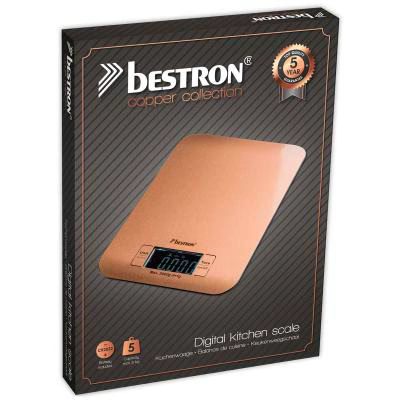 Balanza cocina digital Bestron cobre