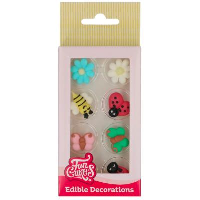 Set 8 decoraciones de az�car Primavera