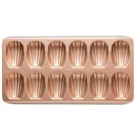 Molde madeleines antiadherente x12 cavidades Gold