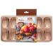 Molde madeleines antiadherente x12 cavidades Gold