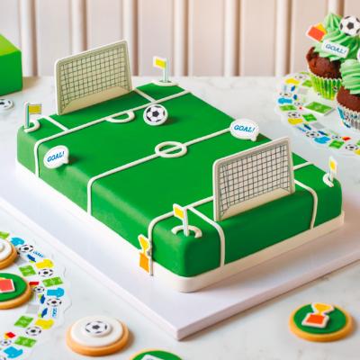 Set 12 decoraciones de az�car Topper Futbol