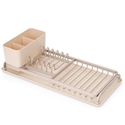 Escurreplatos compacto Sinkside soft beige