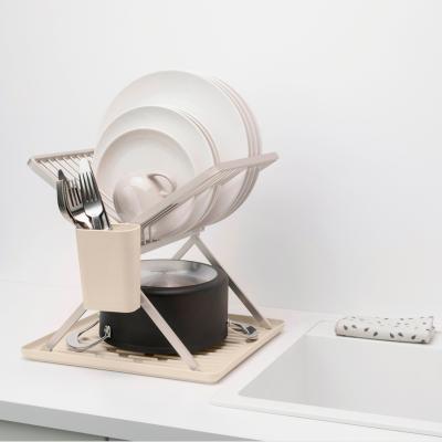 Escurreplatos plegable Sinkside soft beige