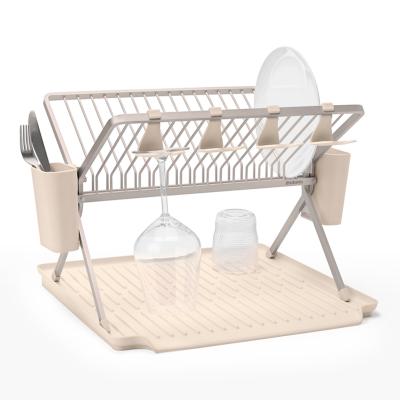 Escurreplatos plegable XL Sinkside soft beige