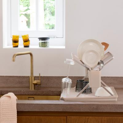 Escurreplatos plegable XL Sinkside soft beige