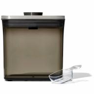 Bote Pop Oxo caf� tintado con cuchara servir 1,6 L