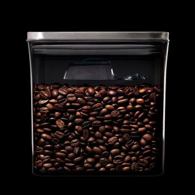 Bote Pop Oxo caf� tintado con cuchara servir 1,6 L