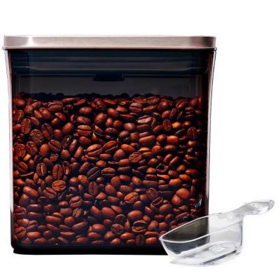 Bote Pop Oxo caf� tintado con cuchara servir 1,6 L