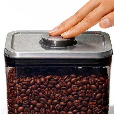 Bote Pop Oxo caf� tintado con cuchara servir 1,6 L