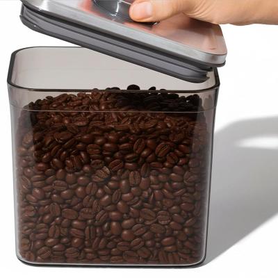 Bote Pop Oxo caf� tintado con cuchara servir 1,6 L