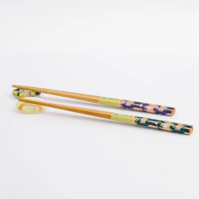 Set par palillos perro Shiba y soportes apoyo