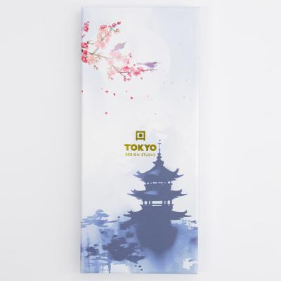 5 pares palillos japoneses Templo