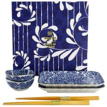 Set japo sushi 6 pc Fukusumi Karakusa