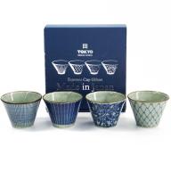 Set 4 tassa caf� Mashiko assortida 200 ml
