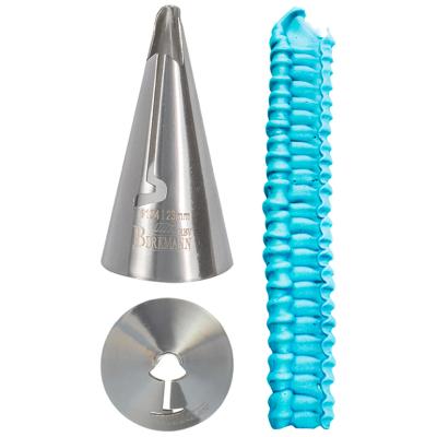 Boquilla ondulada inclinada 23 mm  n� 124