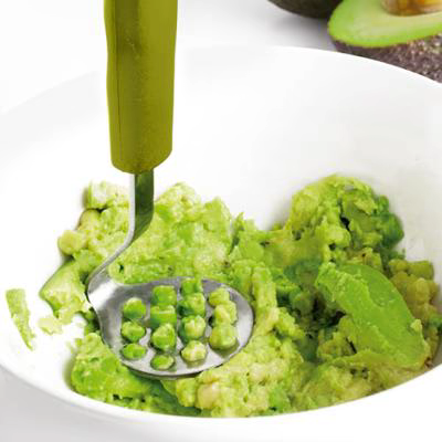 Prensador para aguacate y guacamole