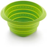 Escurridor silicona plegable 23 cm verde