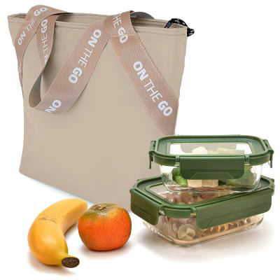 Bolsa alimentos Tote On the Go 3,7 L Vainilla