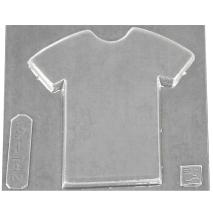 Molde Chocolate Pascua Camiseta 8x7,3 cm