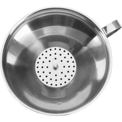 Embudo acero con colador