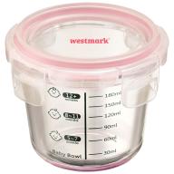 Pot vidre amb mesures i tapa Baby bowl rod� 200 ml