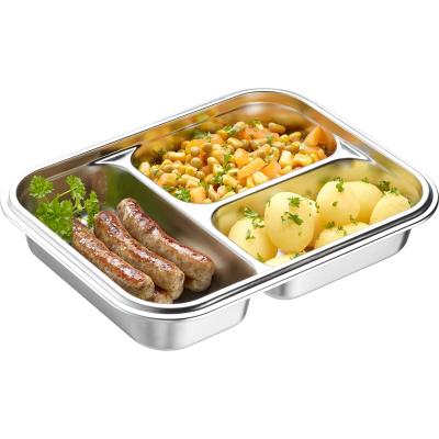 Tupper acero 3 separadores 280+280+400 ml