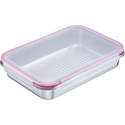 Tupper acero ranurado 2 L