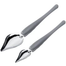 2x cucharas decoradoras platos