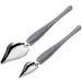 2x cucharas decoradoras platos
