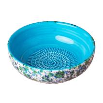 Plato rallador Coral mediano 15 cm azul