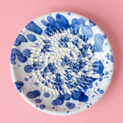 Plato rallador Persia azul peque�o 12,5 cm