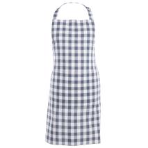 Delantal de cocina 100% algod�n Vichy azul