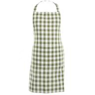 Davantal de cuina 100% cot� Vichy Verd Oliva