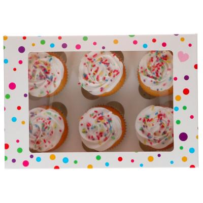 Set 3 Cajas para 6 cupcakes Confetti