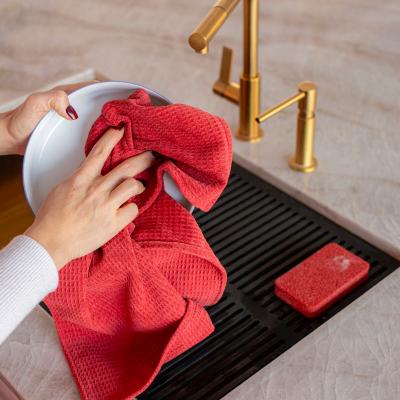 Set 2 esponjas de cocina de silicona terracotta