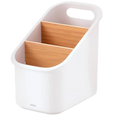 Porta utensilios Bellwood blanco madera